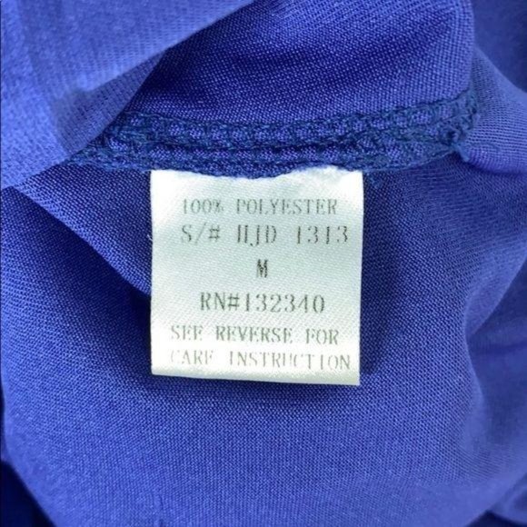 Hot and‎ Delicious Women's Blue Hi Low Fitted Padded Maxi Dress Medium - Picture 10 of 11